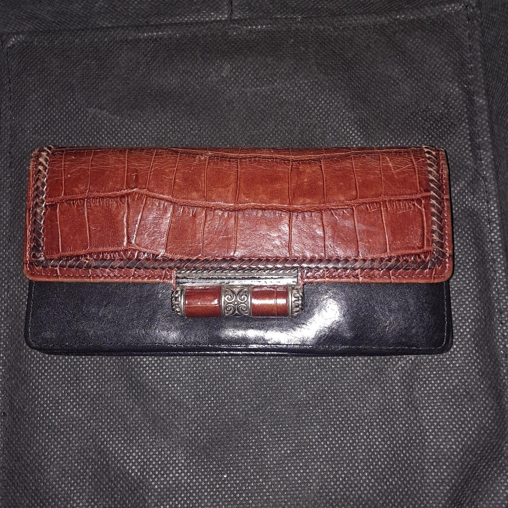 Vintage Brighton crossbody wallet